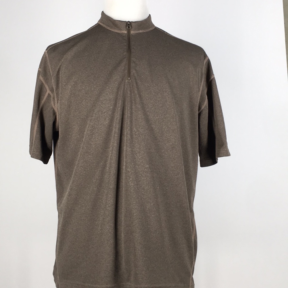 Kuhl Mens Zip Up Shirt Size XL Brown